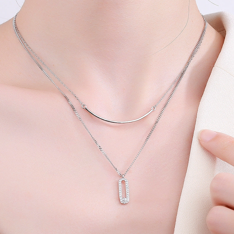 Collier de Cristaux Superposés Gia