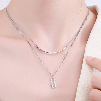 Collier de Cristaux Superposés Gia