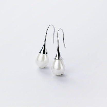 Boucles d'Oreilles de Perles Suspendues