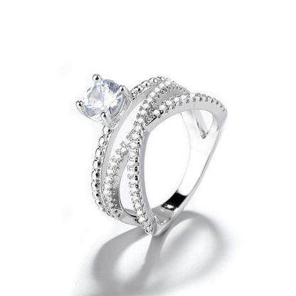 Bague de Demoiselle Entrelacée