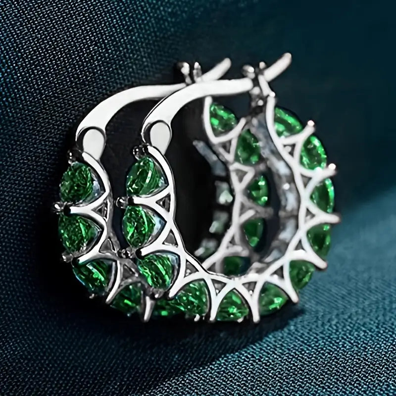 Boucles d'oreilles chandeliers Elena Marlowe Dorées