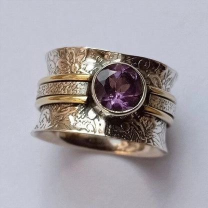 Bague Bohème de Cristal pour Méditation