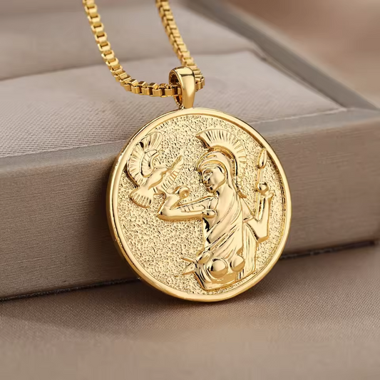 Collier d'Athéna Déesse de la Sagesse et du Courage