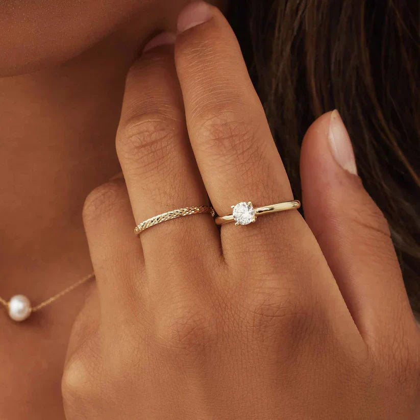 Bague Ameline Trellis Dorée
