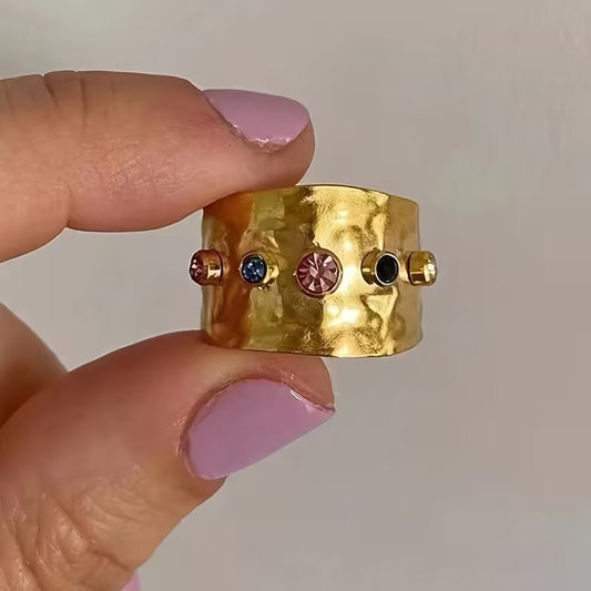 Bague bohémienne française vintage