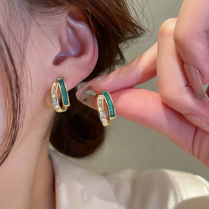 Boucles d'oreilles Chloé Feuillage Dorées