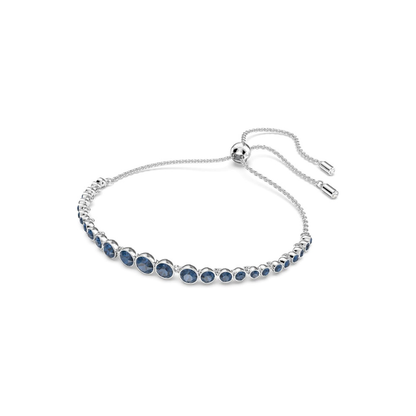 Bracelet tennis saphir taille ronde