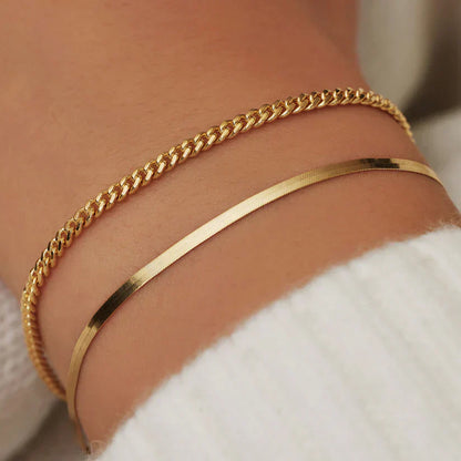 Bracelet Soleil Serpent Doré