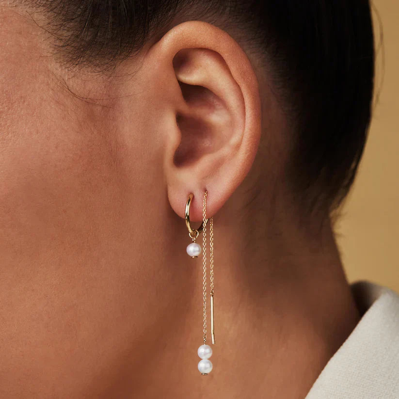 Boucles d'oreilles Delia Crest Dorées