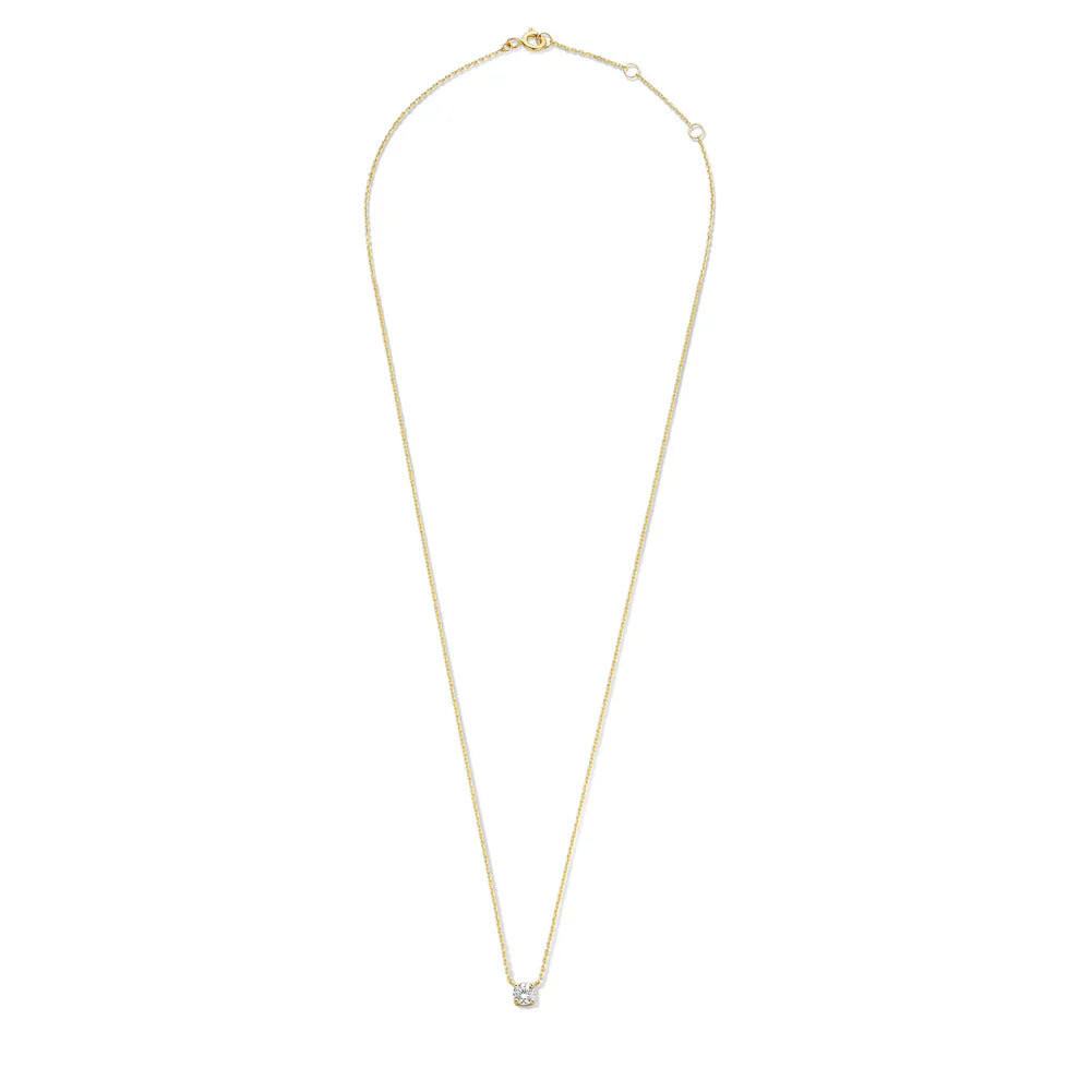 Collier pierre moissanite Cléa Doré