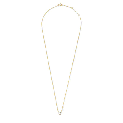 Collier pierre moissanite Cléa Doré