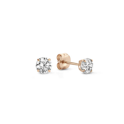 Boucles d'oreilles en pierre Larmes de Lune Dorées