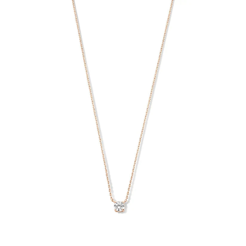 Collier de Pierre de Moissanite Cléa | Doré