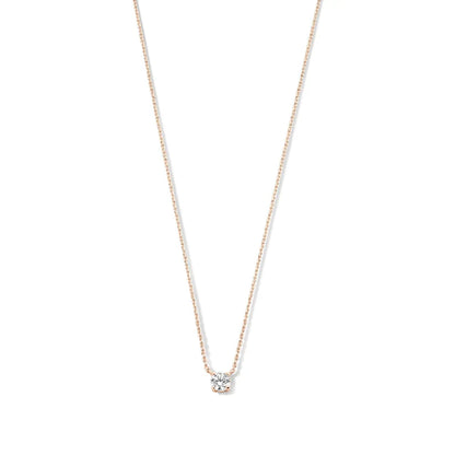 Collier de Pierre de Moissanite Cléa | Doré