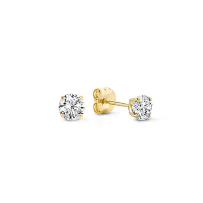 Boucles d'oreilles en pierre Larmes de Lune Dorées