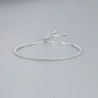 Belle Bracelet d'Argent 925 avec Zirconies