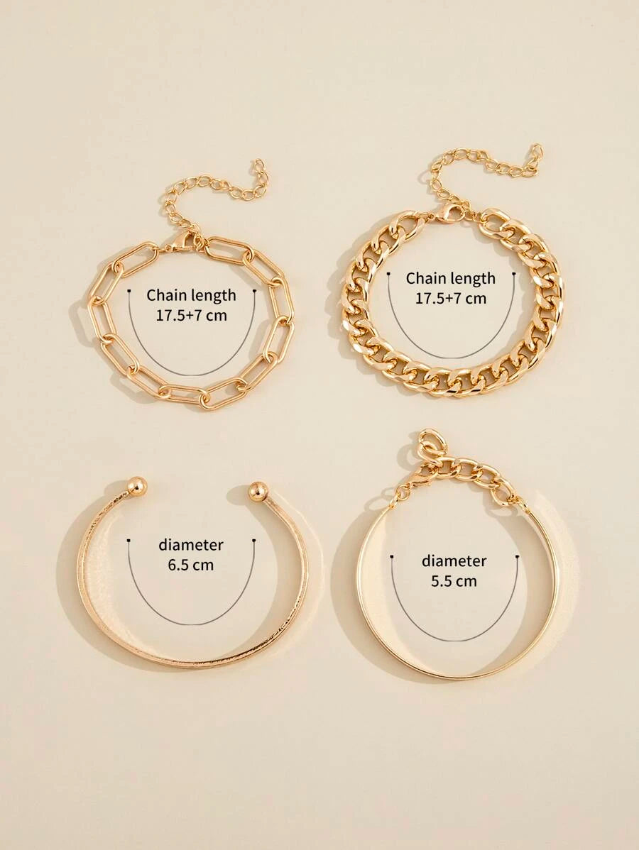 Set de 4 Bracelets Deja