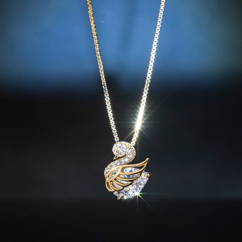 Collier du Cygne de Cristal